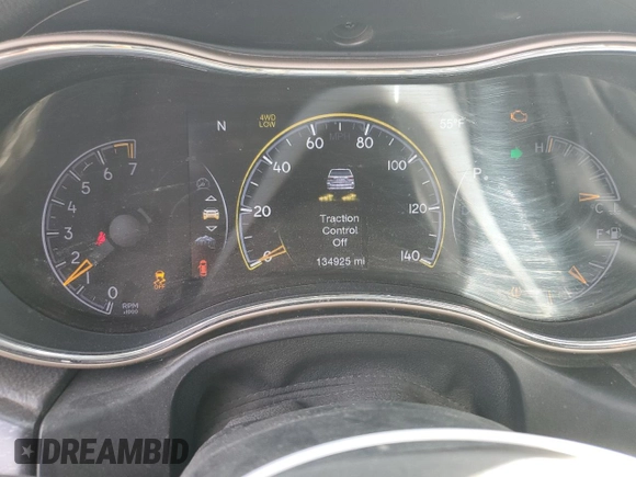 2017 Jeep Grand Cherokee Limited with VIN 1C4RJFBG3HC680228, listed as a Copart auction lot 50216005 with 134,925 mi miles and Salvage title. Bid and sale history available at DreamBid. Image 9.