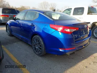 2013 Kia Optima SX with VIN 5XXGR4A67DG211425, listed as a IAAI auction lot 41901260 with 169,777 mi miles. Bid and sale history available at carsss.com. Image 3.