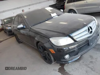 2009 Mercedes-Benz C-Class 3.0L Sport with VIN WDDGF81X19F272239, listed as a IAAI auction lot 41993715 with 212,758 mi miles. Bid and sale history available at carsss.com. Image 1.