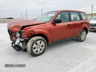 2010 Subaru Forester X with VIN JF2SH6AC0AH714180, listed as a Copart auction lot 58708015 with 61,984 mi miles and Salvage title. Bid and sale history available at DreamBid. Image 1.