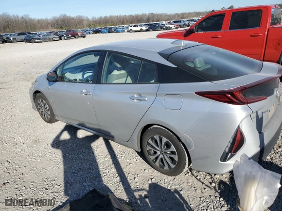 2021 Toyota Prius Prime LE with VIN JTDKAMFP6M3175925, listed as a Copart auction lot 46883015 with 64,025 mi miles and Salvage Title. Bid and sale history available at carsss.com. Image 2.