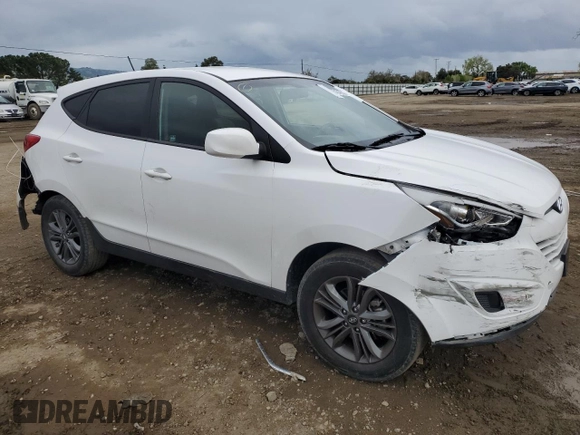 2015 Hyundai Tucson GLS with VIN KM8JT3AF0FU039863, listed as a Copart auction lot 51347815 with 104,469 mi miles and Salvage Title. Bid and sale history available at DreamBid. Image 4.