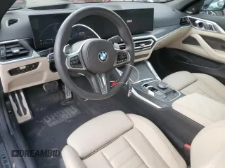 2024 BMW 4 Series M440i xDrive with VIN WBA63AT07RCP43301, listed as a Copart auction lot 80903374 with 1,111 mi miles and Salvage title. Bid and sale history available at DreamBid. Image 8.