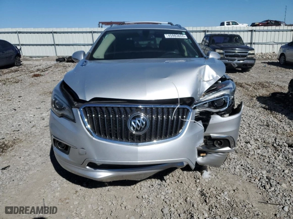 2017 Buick Envision Essence with VIN LRBFXBSA3HD128632, listed as a Copart auction lot 45983655 with 0 mi miles and Salvage Title. Bid and sale history available at carsss.com. Image 5.