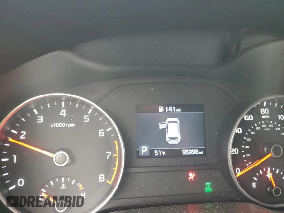 2020 Kia Sportage EX with VIN KNDPNCAC4L7762592, listed as a Copart auction lot 54369225 with 95,998 mi miles and Salvage title. Bid and sale history available at DreamBid. Image 9.
