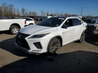 2021 Lexus RX with VIN 2T2YGMDA5MC067970, listed as a Copart auction lot 43150235 with 41,994 mi miles and Salvage Title. Bid and sale history available at carsss.com. Image 1.