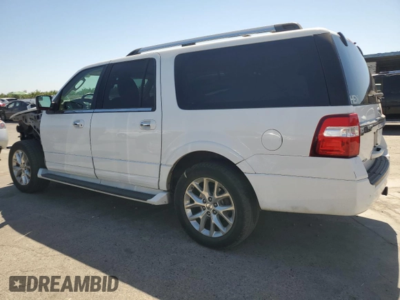 2017 Ford Expedition Max Limited with VIN 1FMJK1KT4HEA74088, listed as a Copart auction lot 62376465 with 128,983 mi miles and Salvage title. Bid and sale history available at DreamBid. Image 2.