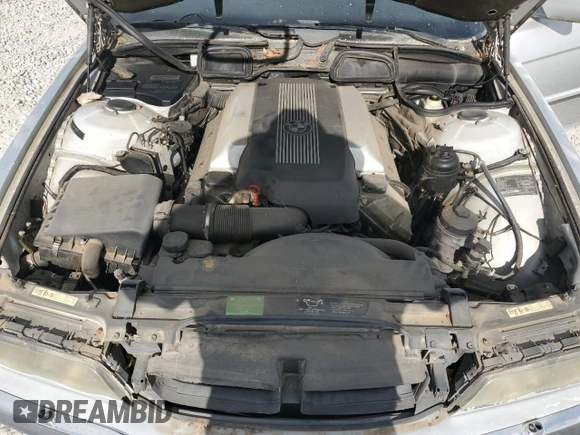 2001 BMW 7 Series 740iL with VIN WBAGH834X1DP26587, listed as a Copart auction lot 71174574 with 0 mi miles and Salvage Title. Bid and sale history available at carsss.com. Image 11.