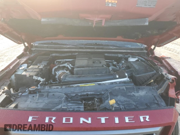 2024 Nissan Frontier SV с VIN 1N6ED1EJ3RN610053, выставлен на аукционе Copart как лот 54403625 с пробегом 23 601 миль миль и Списание • Salvage title. История ставок и продаж доступна на DreamBid. Изображение 11.