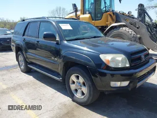 2004 Toyota 4Runner SR5 with VIN JTEBU14R840033647, listed as a IAAI auction lot 41995411 with 211,453 mi miles and . Bid and sale history available at DreamBid. Image 1.