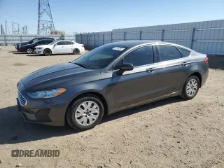 2019 Ford Fusion S with VIN 3FA6P0G76KR108463, listed as a Copart auction lot 54140365 with 111,908 mi miles and Salvage Title. Bid and sale history available at DreamBid. Image 1.