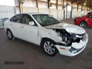 2007 Kia Optima EX with VIN KNAGE124075087981, listed as a Copart auction lot 47315435 with 146,655 mi miles and Salvage Title. Bid and sale history available at carsss.com. Image 4.