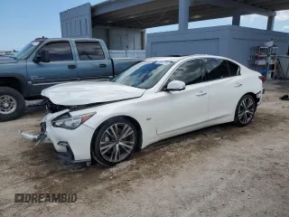 2018 Infiniti Q50 Luxe с VIN JN1EV7AP0JM358658, выставлен на аукционе Copart как лот 56922775 с пробегом 94 991 миль миль и Списание • Salvage title. История ставок и продаж доступна на DreamBid. Изображение 1.