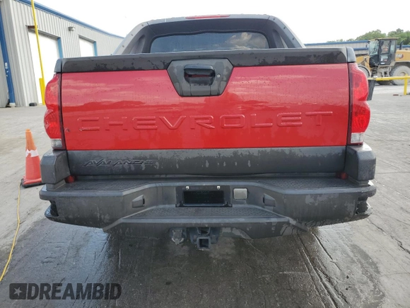 2004 Chevrolet Avalanche Z71 with VIN 3GNEK12T14G267265, listed as a Copart auction lot 54694225 with 143,103 mi miles and Salvage Title. Bid and sale history available at DreamBid. Image 6.