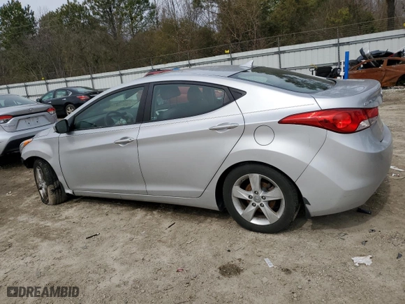 2013 Hyundai Elantra GLS PZEV with VIN KMHDH4AE5DU851748, listed as a Copart auction lot 48016695 with 83,272 mi miles and Salvage Title. Bid and sale history available at carsss.com. Image 2.