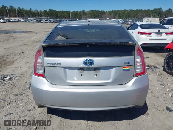 2013 Toyota Prius One with VIN JTDKN3DU7D0343743, listed as a IAAI auction lot 41816317 with 183,096 mi miles. Bid and sale history available at carsss.com. Image 15.