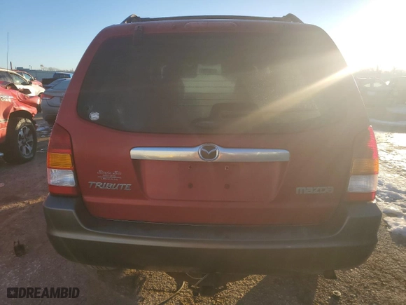 2003 Mazda Tribute LX with VIN 4F2YZ94153KM38084, listed as a Copart auction lot 87666995 with 191,546 mi miles and Salvage Title. Bid and sale history available at carsss.com. Image 6.