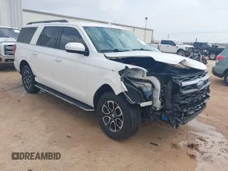 2023 Ford Expedition Max XLT with VIN 1FMJK1H81PEA46086, listed as a IAAI auction lot 42274985 with 63,317 mi miles and . Bid and sale history available at DreamBid. Image 1.