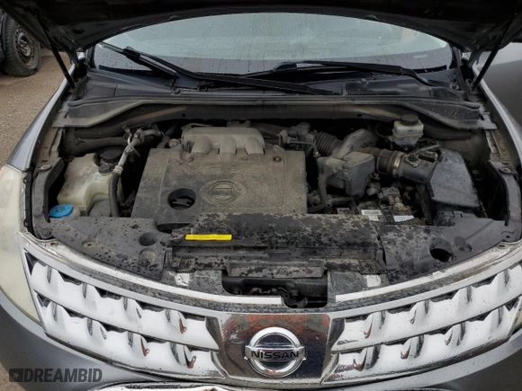 2006 Nissan Murano SL with VIN JN8AZ08W76W541219, listed as a Copart auction lot 65729534 with 258,804 mi miles and Clean Title. Bid and sale history available at carsss.com. Image 12.