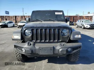 2021 Jeep Wrangler Unlimited Willys with VIN 1C4HJXDGXMW714608, listed as a Copart auction lot 47487375 with 20,260 mi miles and Clean title. Bid and sale history available at DreamBid. Image 5.