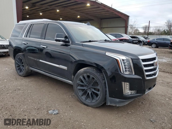 2017 Cadillac Escalade Premium Luxury with VIN 1GYS3CKJ4HR337750, listed as a Copart auction lot 87628035 with 107,142 mi miles and Clean title. Bid and sale history available at DreamBid. Image 4.