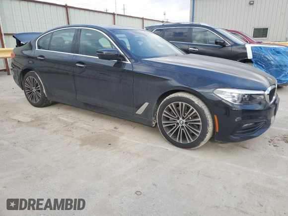 2018 BMW 5 Series 530i xDrive with VIN WBAJA7C56JWA72272, listed as a Copart auction lot 47313705 with 60,156 mi miles and Salvage title. Bid and sale history available at DreamBid. Image 4.