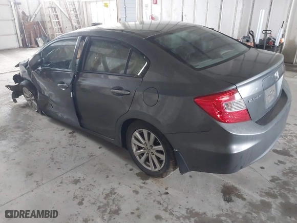 2012 Honda Civic Sdn EX with VIN 2HGFB2F80CH329781, listed as a IAAI auction lot 41624733 with 246,819 mi miles. Bid and sale history available at carsss.com. Image 3.