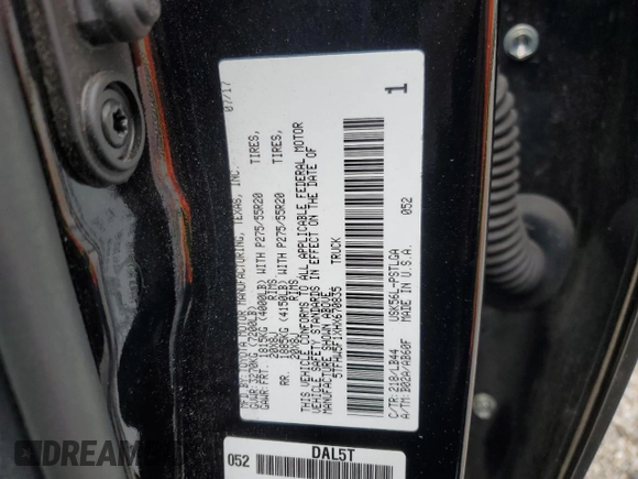 2017 Toyota Tundra Limited z VIN 5TFHW5F1XHX670835, wystawiony jako Copart lot #58166755 z przebiegiem 103 123 mil mil oraz Szkoda całkowita • Salvage title. Historia ofert i sprzedaży dostępna na DreamBid. Obrazek 12.