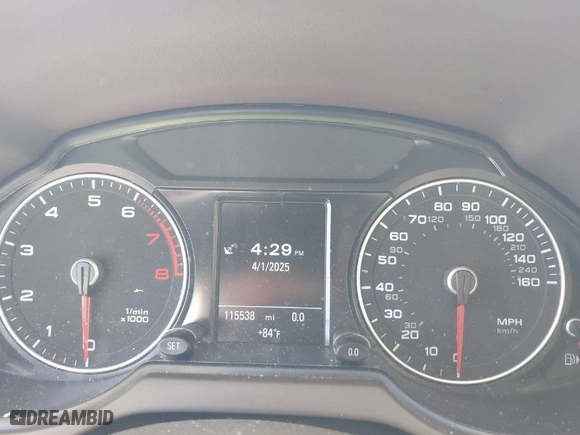 2015 Audi Q5 Premium Plus with VIN WA1LFAFPXFA029430, listed as a IAAI auction lot 41934036 with 115,538 mi miles. Bid and sale history available at carsss.com. Image 7.