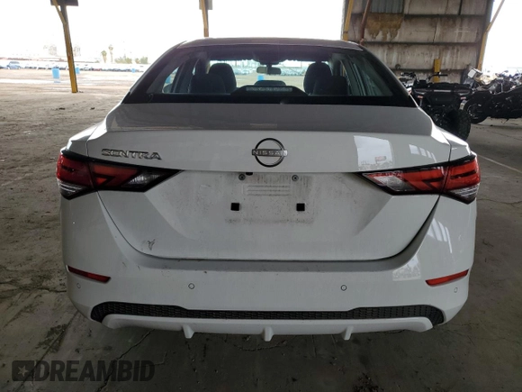 2024 Nissan Sentra S with VIN 3N1AB8BV5RY292658, listed as a Copart auction lot 49291275 with 41,390 mi miles and Salvage Title. Bid and sale history available at carsss.com. Image 6.