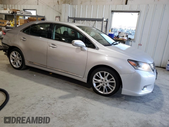 2010 Lexus HS 250h with VIN JTHBB1BA7A2010608, listed as a Copart auction lot 84322074 with 168,327 mi miles and Salvage Title. Bid and sale history available at DreamBid. Image 4.