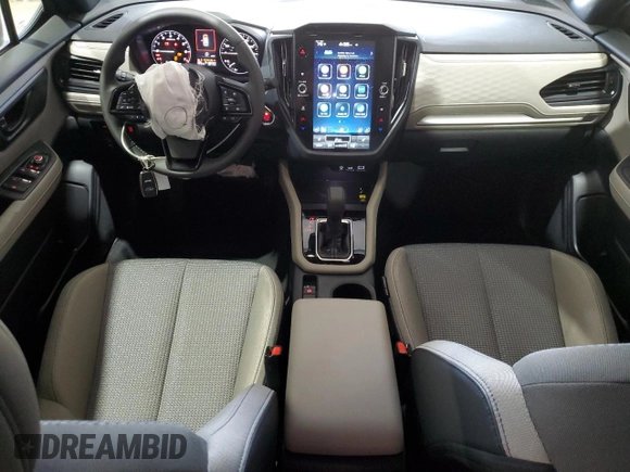 2025 Subaru Forester Premium with VIN JF2SLDDC9SH471002, listed as a Copart auction lot 56819605 with 3,711 mi miles and Salvage title. Bid and sale history available at DreamBid. Image 8.