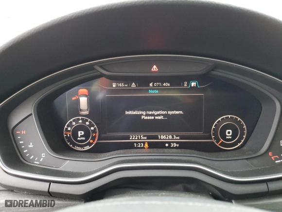 2019 Audi A4 allroad Premium Plus with VIN WA18NAF44KA012423, listed as a Copart auction lot 45803714 with 18,628 mi miles. Bid and sale history available at carsss.com. Image 9.