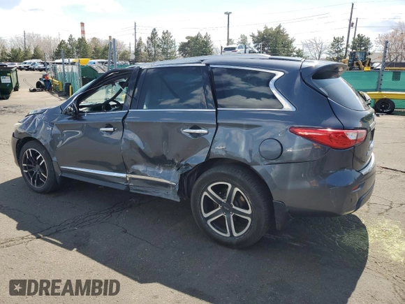 2014 Infiniti QX60 with VIN 5N1AL0MM1EC527510, listed as a Copart auction lot 51605645 with 146,933 mi miles and Salvage Title. Bid and sale history available at carsss.com. Image 2.