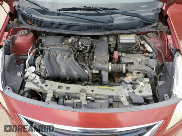 2013 Nissan Versa SV with VIN 3N1CN7AP4DL821696, listed as a Copart auction lot 62161375 with 165,579 mi miles and Salvage title. Bid and sale history available at DreamBid. Image 11.