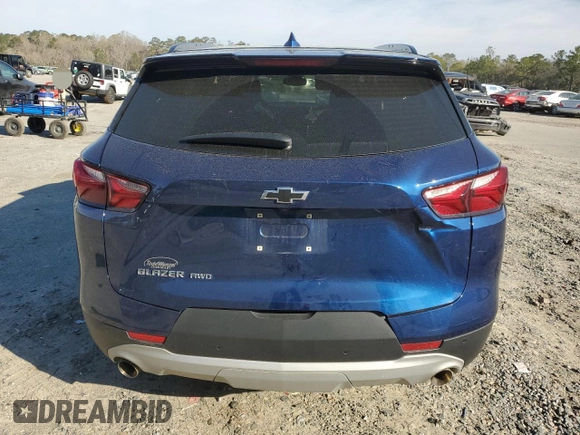 2022 Chevrolet Blazer LT with VIN 3GNKBHR40NS197220, listed as a Copart auction lot 48719685 with 31,199 mi miles and Salvage title. Bid and sale history available at DreamBid. Image 6.