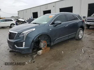 2020 Cadillac XT5 Luxury FWD z VIN 1GYKNAR45LZ224459, wystawiony jako Copart lot #46608945 z przebiegiem Nie podano mil oraz Szkoda całkowita • Salvage title. Historia ofert i sprzedaży dostępna na DreamBid. Obrazek 1.