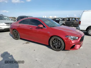 2021 Mercedes-Benz CLA 45 AMG with VIN W1K5J5DB8MN170617, listed as a Copart auction lot 72853964 with Not Provided miles and Non Repairable. Bid and sale history available at DreamBid. Image 4.