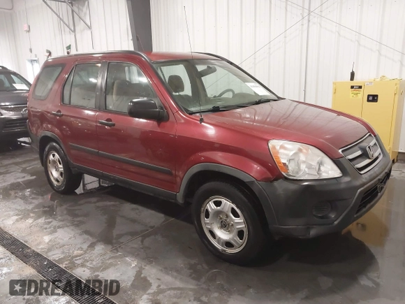 2006 Honda CR-V LX with VIN JHLRD78546C033372, listed as a IAAI auction lot 41494094 with 179,465 mi miles and . Bid and sale history available at carsss.com. Image 1.
