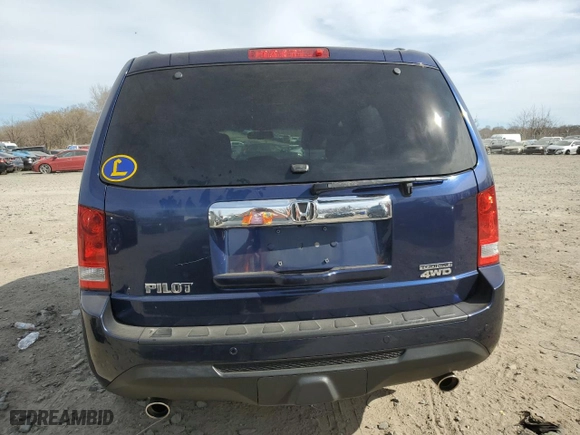 2015 Honda Pilot Touring with VIN 5FNYF4H99FB013531, listed as a Copart auction lot 49855805 with 129,872 mi miles and Salvage Title. Bid and sale history available at carsss.com. Image 6.