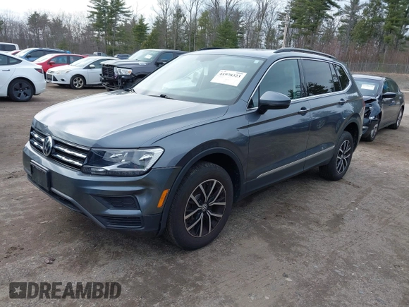 2021 Volkswagen Tiguan SE with VIN 3VV2B7AX6MM054611, listed as a IAAI auction lot 41978323 with 23,029 mi miles and . Bid and sale history available at DreamBid. Image 17.