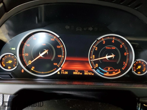 2016 BMW X6 xDrive35i with VIN 5UXKU2C51G0N80724, listed as a Copart auction lot 38999033 with 89,747 mi miles. Bid and sale history available at carsss.com. Image 9.