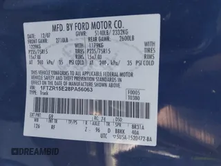 2008 Ford Ranger XL with VIN 1FTZR15E28PA56063, listed as a IAAI auction lot 41377934 with 242,132 mi miles and . Bid and sale history available at DreamBid. Image 9.