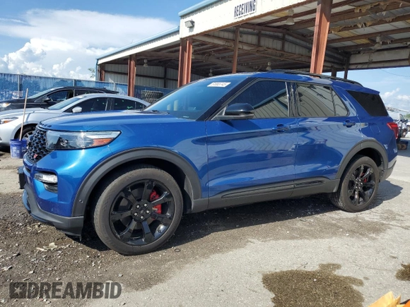2020 Ford Explorer ST with VIN 1FM5K8GC0LGB47487, listed as a Copart auction lot 51065745 with 44,670 mi miles and Salvage Title. Bid and sale history available at DreamBid. Image 1.