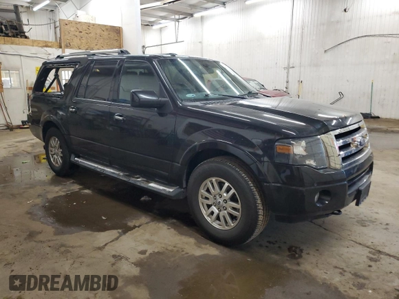 2014 Ford Expedition EL Limited with VIN 1FMJK2A52EEF52092, listed as a Copart auction lot 48050505 with 207,018 mi miles and Salvage Title. Bid and sale history available at carsss.com. Image 4.