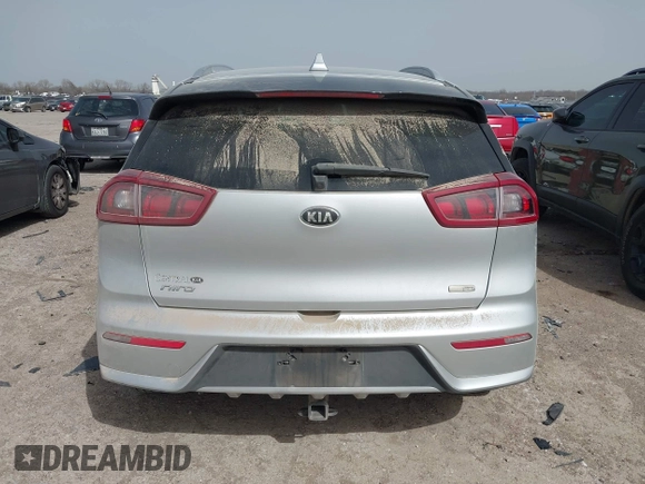 2017 Kia Niro LX with VIN KNDCB3LC6H5088243, listed as a IAAI auction lot 41747137 with 122,149 mi miles. Bid and sale history available at carsss.com. Image 16.