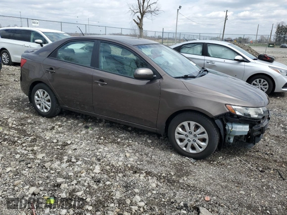 2013 Kia Forte EX with VIN KNAFU4A2XD5685488, listed as a Copart auction lot 51740005 with 96,206 mi miles and Salvage Title. Bid and sale history available at carsss.com. Image 4.