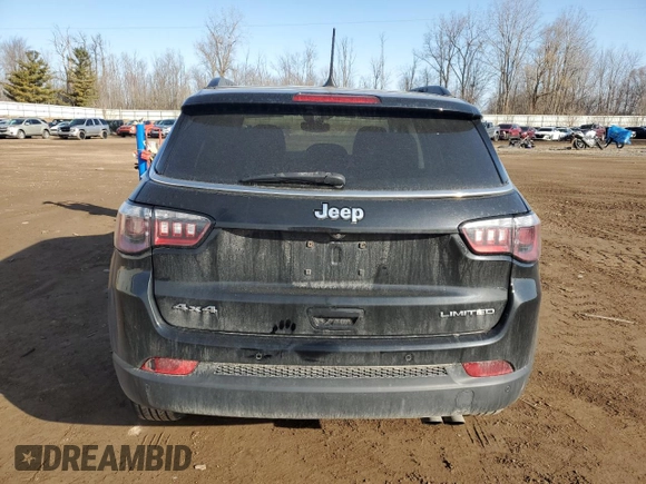 2021 Jeep Compass Limited z VIN 3C4NJDCB1MT550453, wystawiony jako Copart lot #48127825 z przebiegiem 58 285 mil mil oraz Czysty tytuł • Clean title. Historia ofert i sprzedaży dostępna na DreamBid. Obrazek 6.