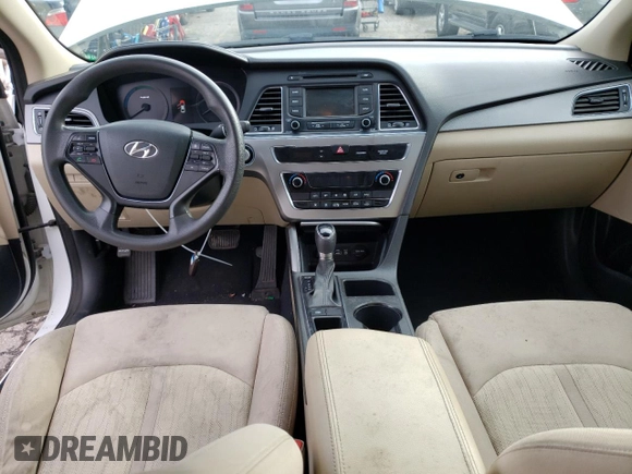 2016 Hyundai Sonata Hybrid SE with VIN KMHE24L17GA011637, listed as a Copart auction lot 73576332 with 170,747 mi miles. Bid and sale history available at carsss.com. Image 8.