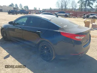 2013 Kia Optima SX with VIN 5XXGR4A64DG100105, listed as a IAAI auction lot 41856618 with 288,670 mi miles. Bid and sale history available at carsss.com. Image 3.